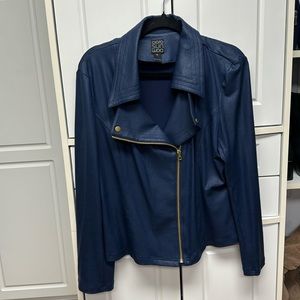 Clara Sunwoo Liquid Leather Bomber jacket